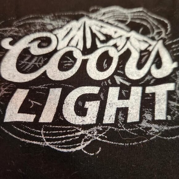 Coors Light Bella Brand Short-Shorts - Size Small (Jr's) - Picture 2 of 3